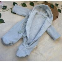 Unisex 6-9 AY Lionkds Ayıcık Baskılı Içi Tüylü %100 Pamuk Fermuarlı Tulum